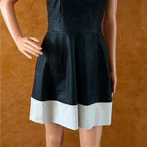 French Connection Black and White Mini Dress